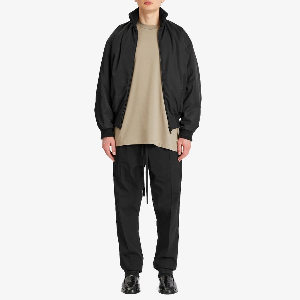 Fear of God Men's High Neck Bomber Jacket Black